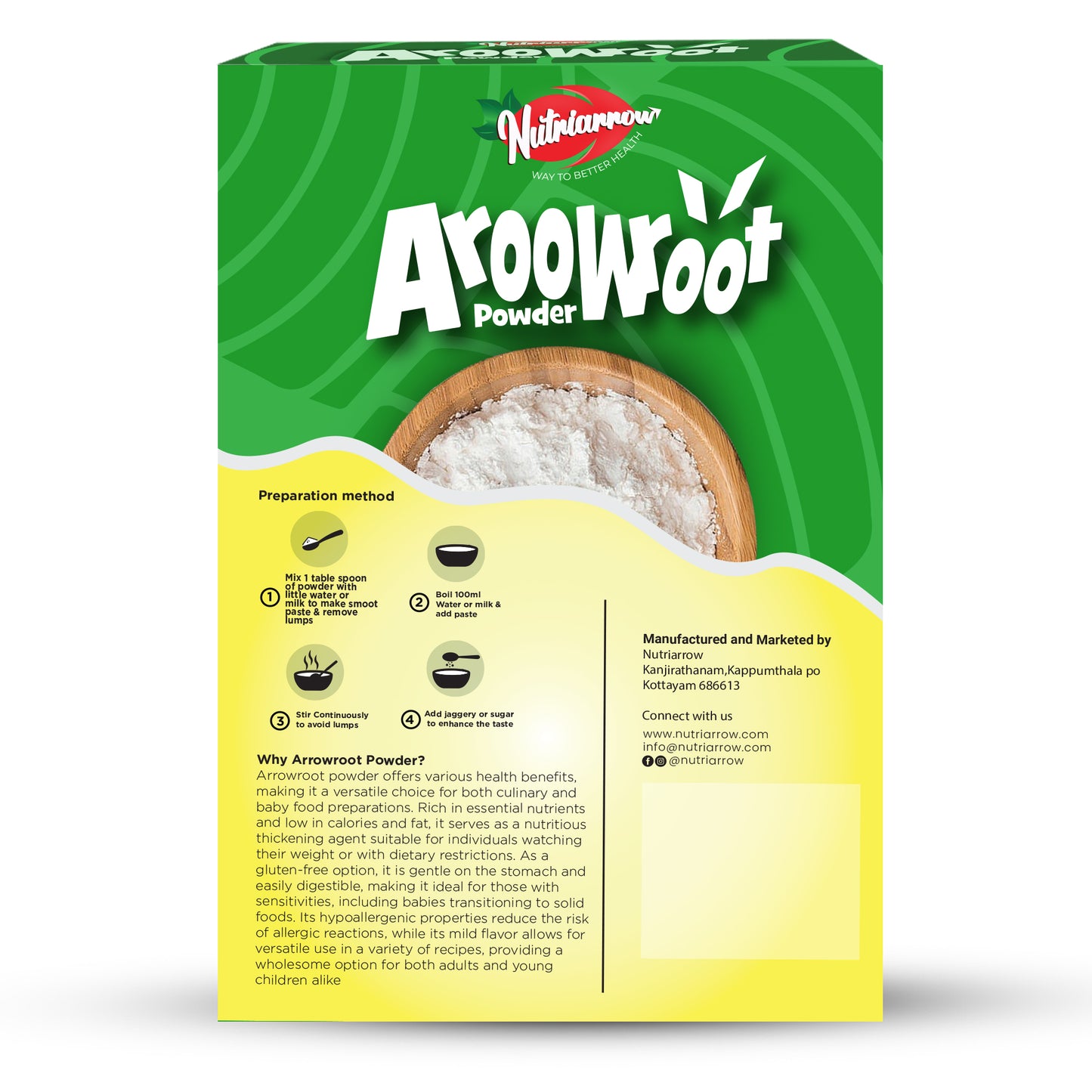 Arrowroot Powder