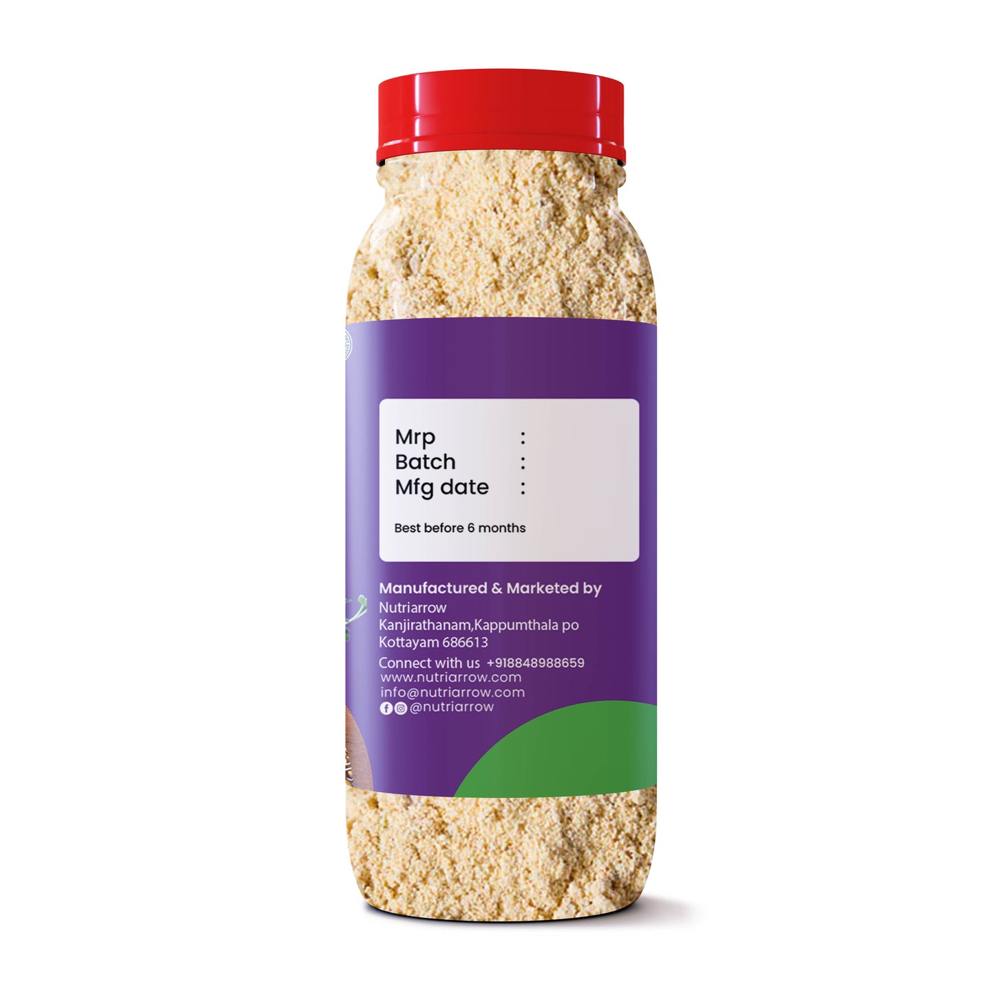 Sprouted Horse Gram Flour - Unpolished Washed & Cleaned Premium Quality