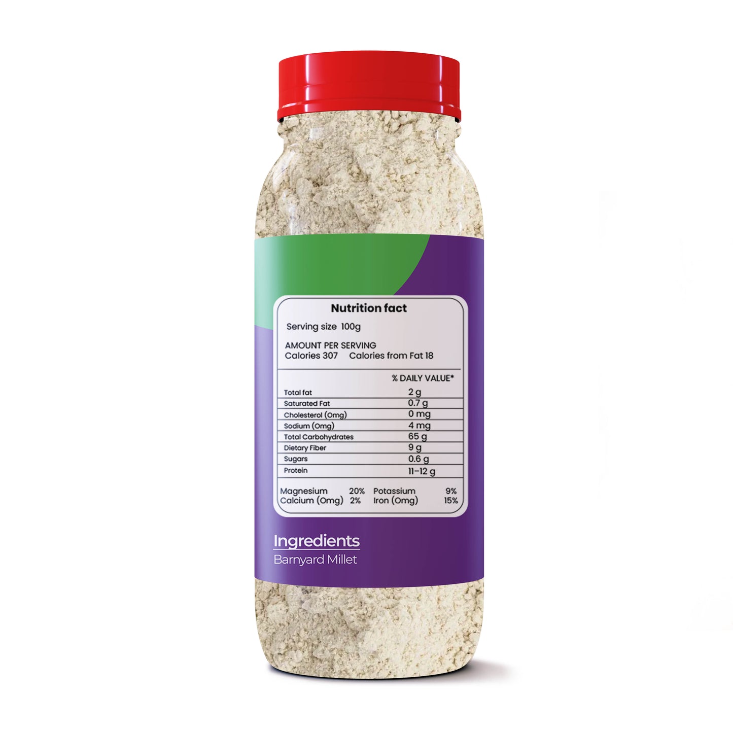 Barnyard Millet Flour - Unpolished Washed & Cleaned Premium Quality