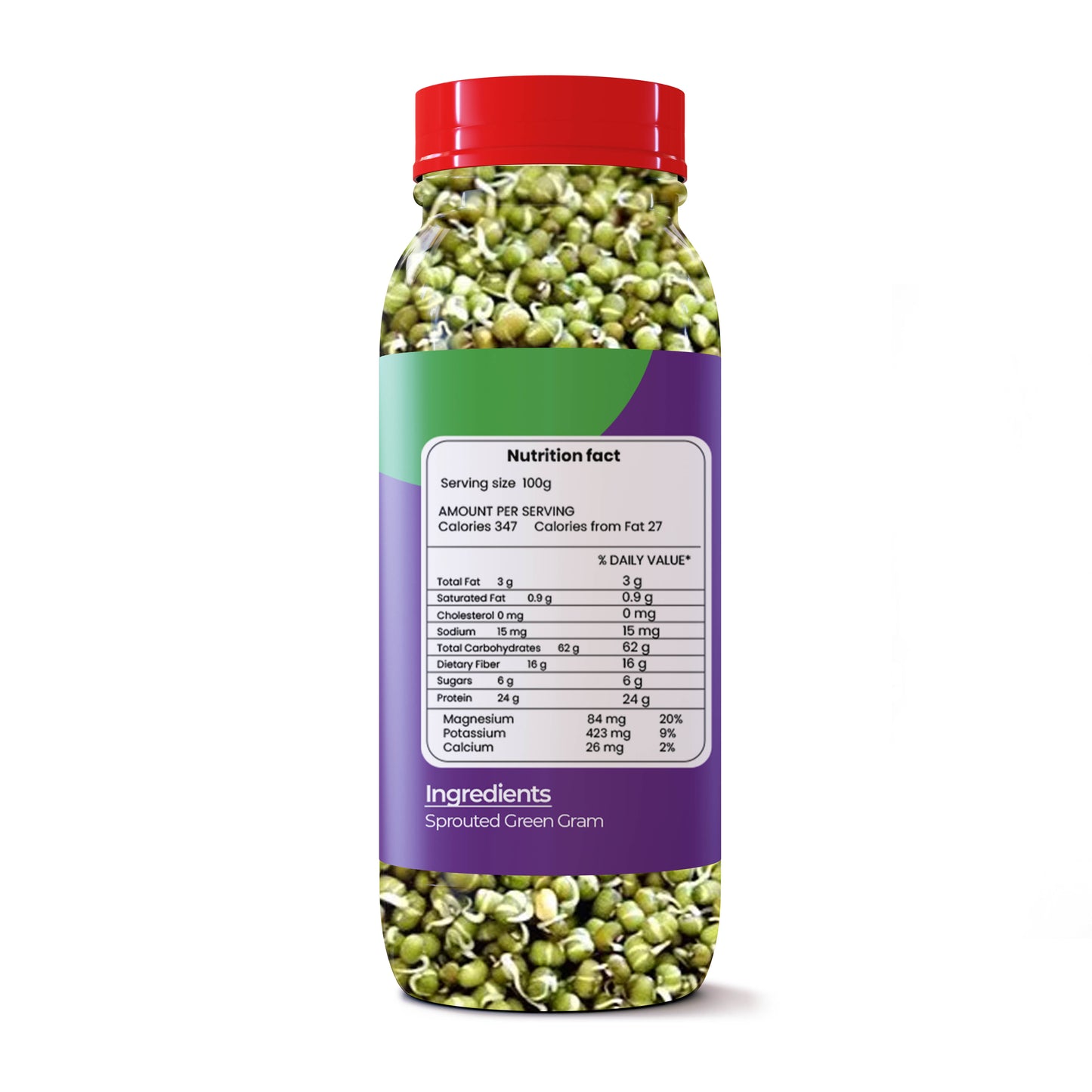 Sprouted Green Gram