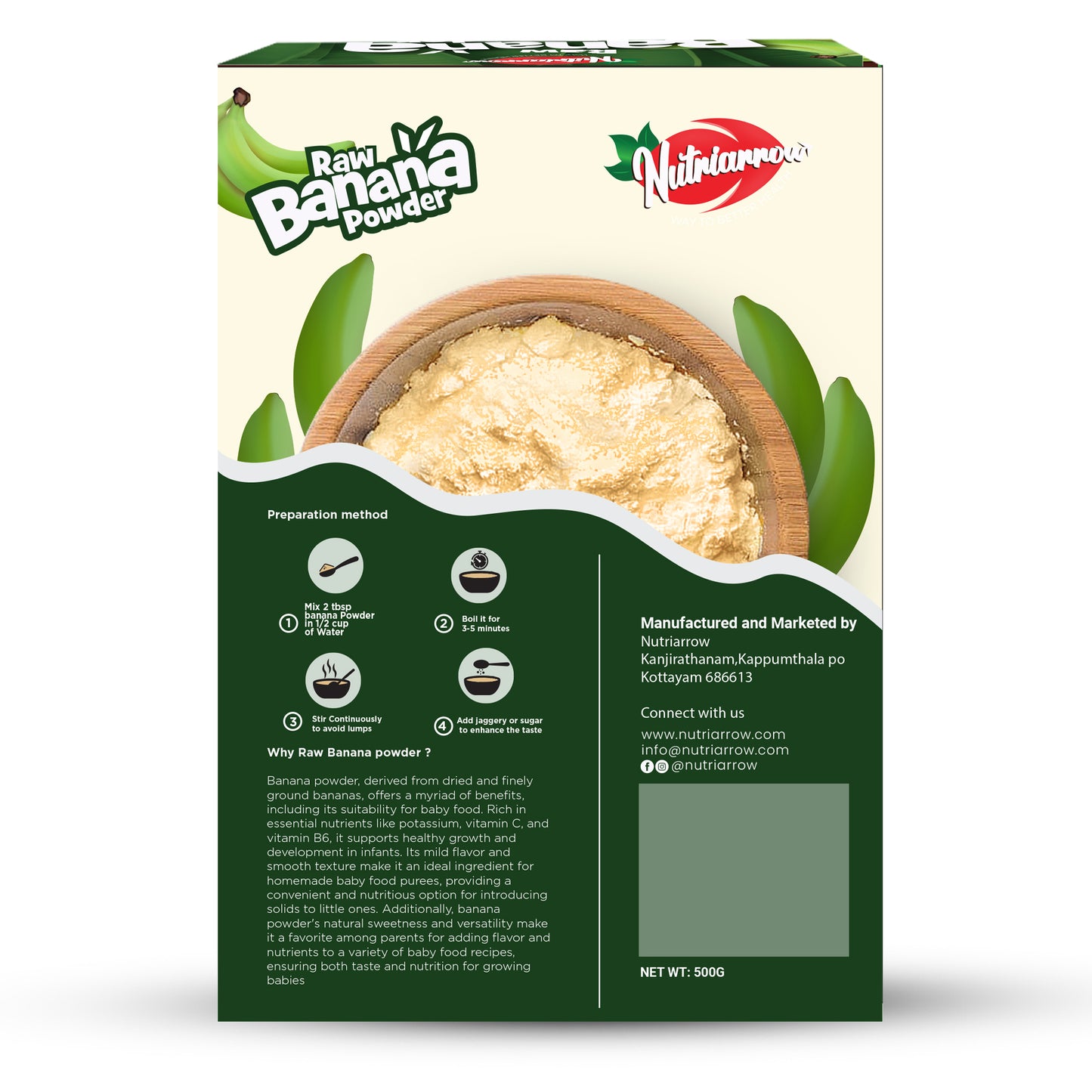 Raw Banana Powder