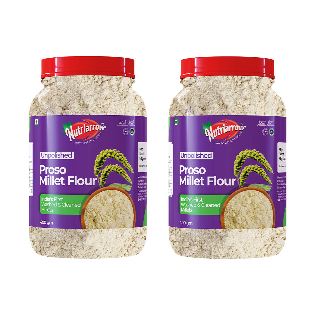 Proso Millet Flour - Unpolished Washed & Cleaned Premium Quality