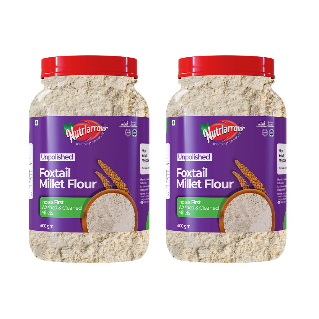 Foxtail Millet Flour - Unpolished Washed & Cleaned Premium Quality