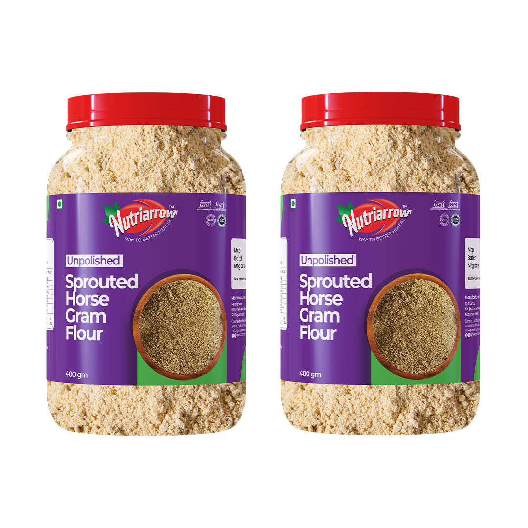 Sprouted Horse Gram Flour - Unpolished Washed & Cleaned Premium Quality