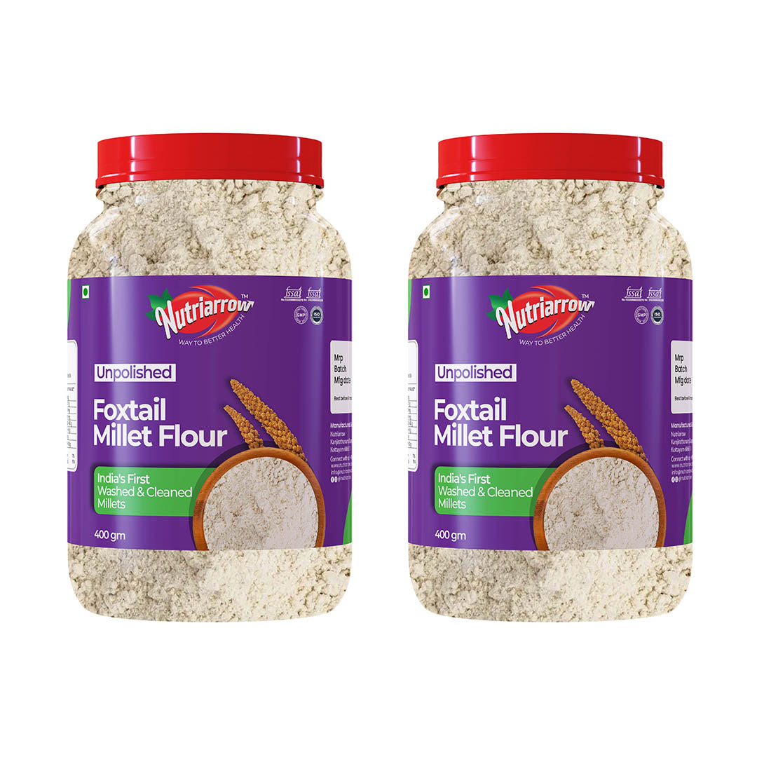 Foxtail Millet Flour - Unpolished Washed & Cleaned Premium Quality