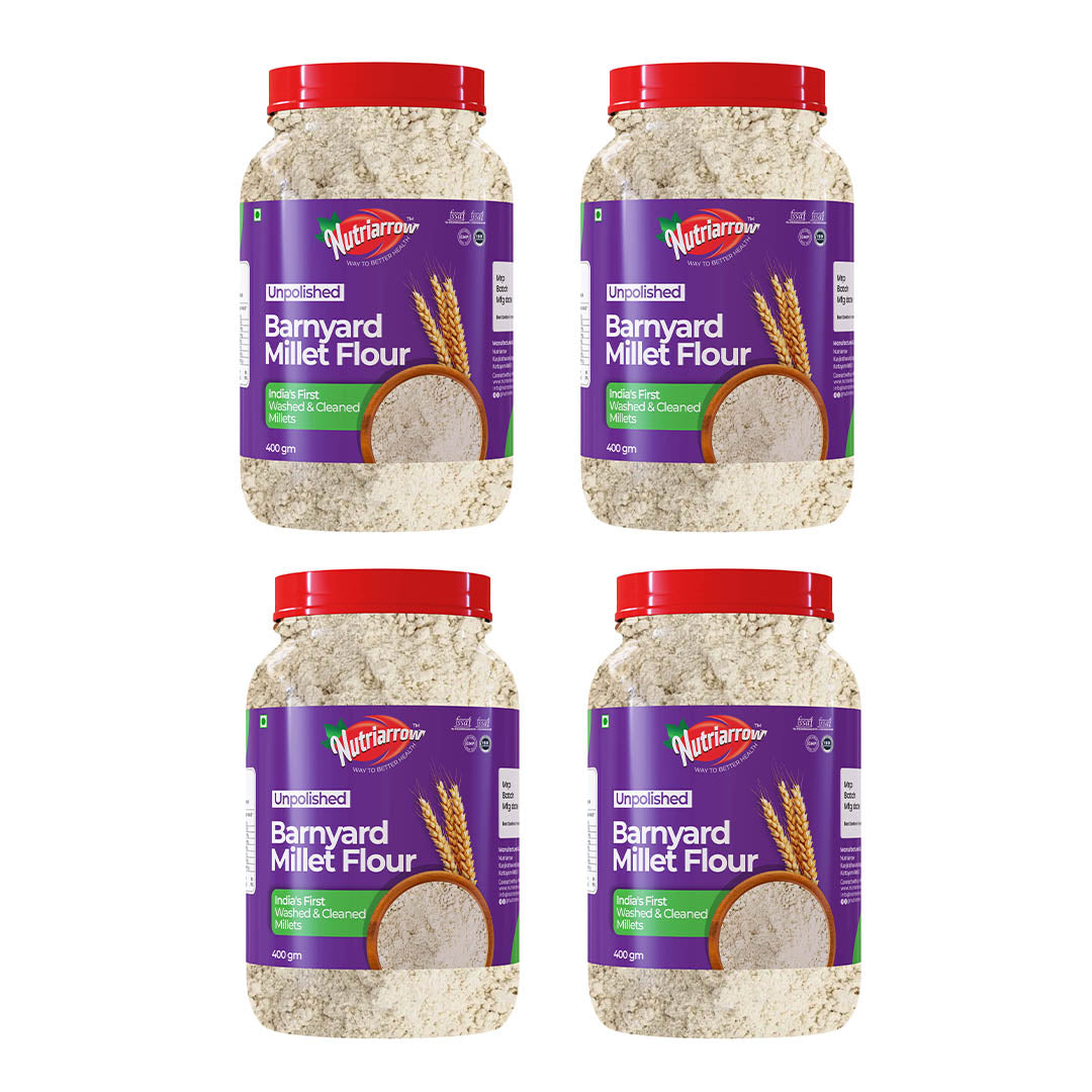 Barnyard Millet Flour - Unpolished Washed & Cleaned Premium Quality