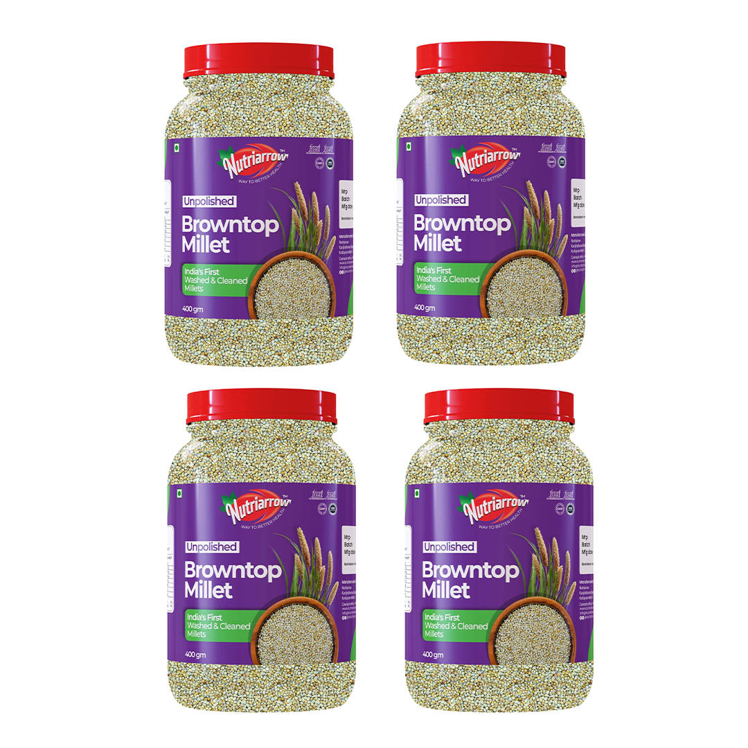 BrownTop Millet - Unpolished Washed & Cleaned Premium Quality