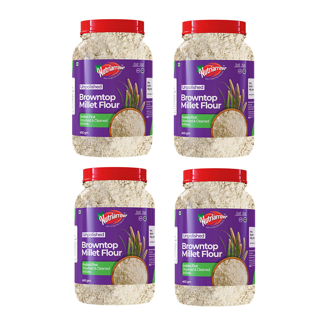 Browntop Millet Flour - Unpolished Washed & Cleaned Premium Quality