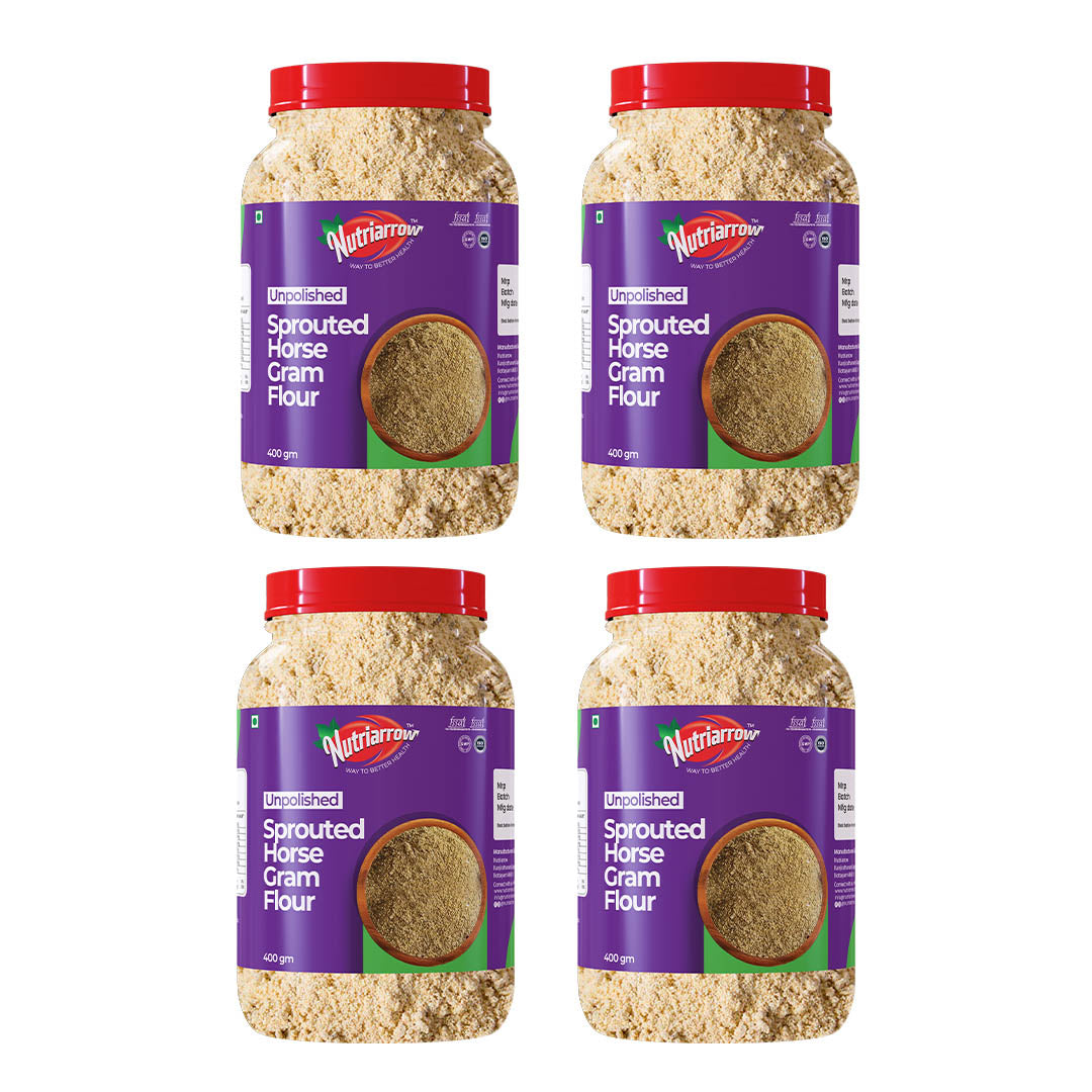 Sprouted Horse Gram Flour - Unpolished Washed & Cleaned Premium Quality
