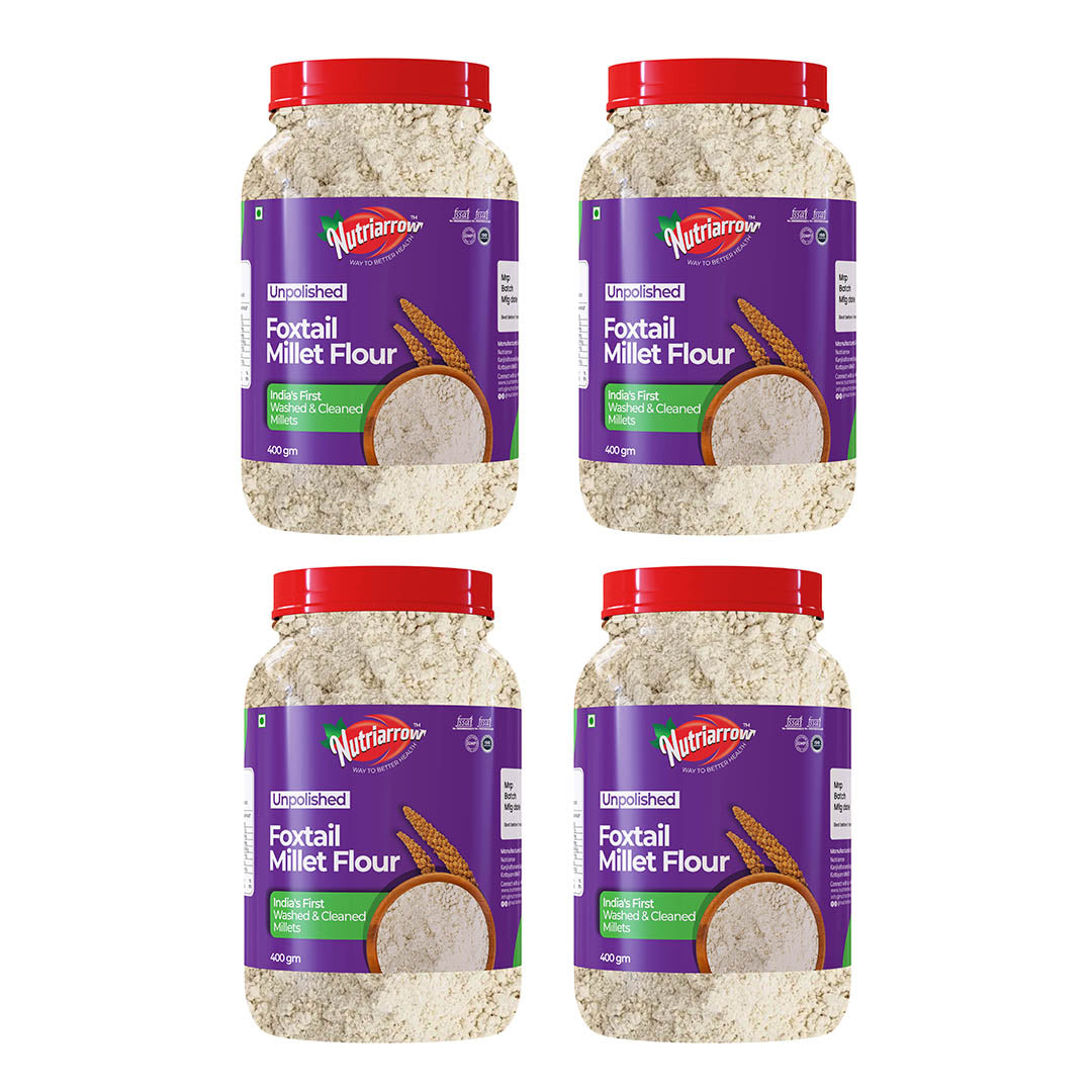 Foxtail Millet Flour - Unpolished Washed & Cleaned Premium Quality
