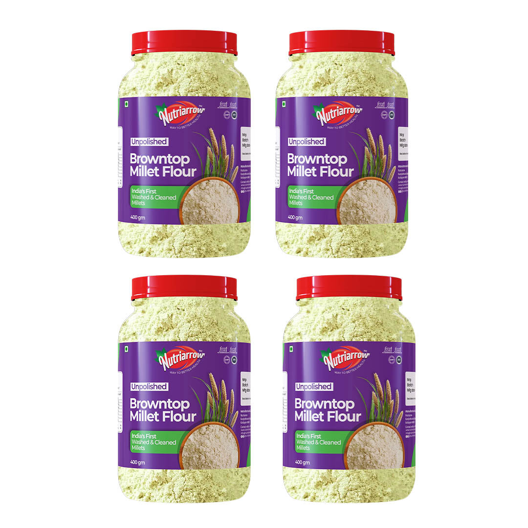 Browntop Millet Flour - Unpolished Washed & Cleaned Premium Quality