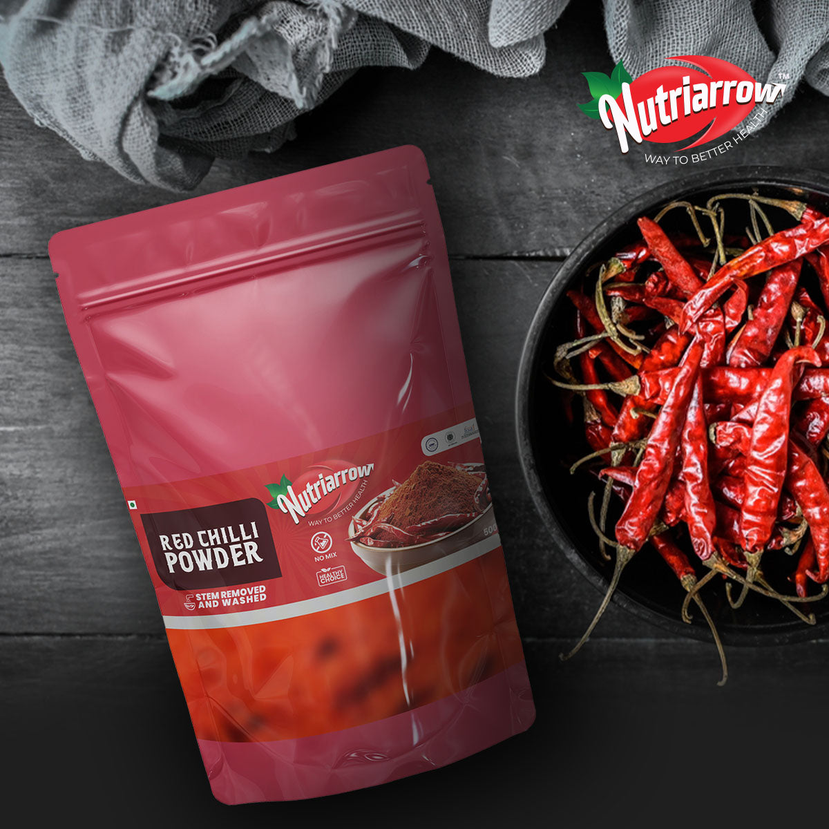 Chilli Powder (Washed & Stem Removed)