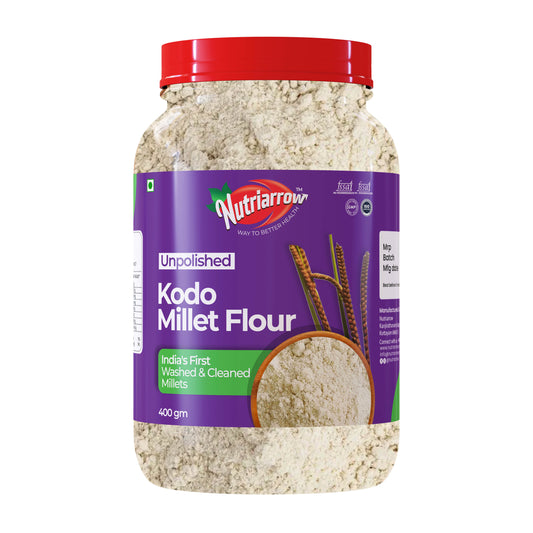 Kodo Millet Flour - Unpolished Washed & Cleaned Premium Quality