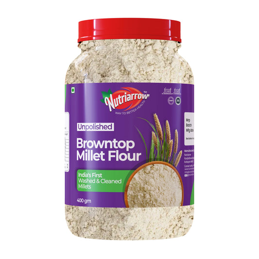 Browntop Millet Flour - Unpolished Washed & Cleaned Premium Quality