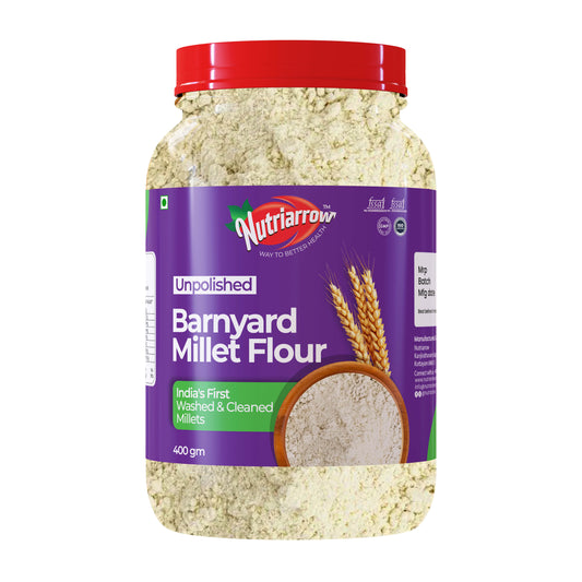 Barnyard Millet Flour - Unpolished Washed & Cleaned Premium Quality