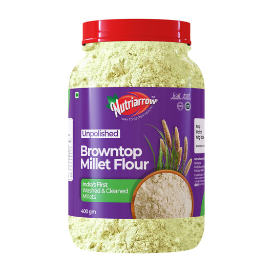 Browntop Millet Flour - Unpolished Washed & Cleaned Premium Quality