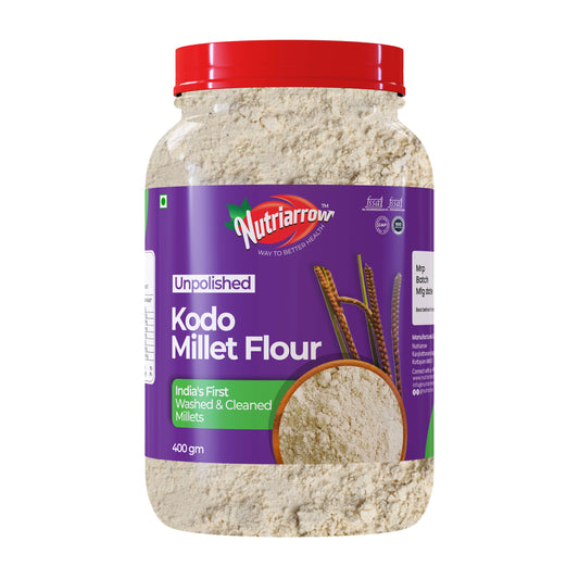 Kodo Millet Flour - Unpolished Washed & Cleaned Premium Quality