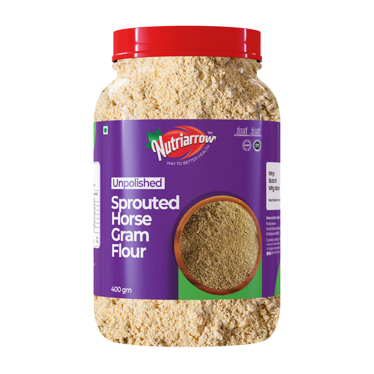 Sprouted Horse Gram Flour - Unpolished Washed & Cleaned Premium Quality