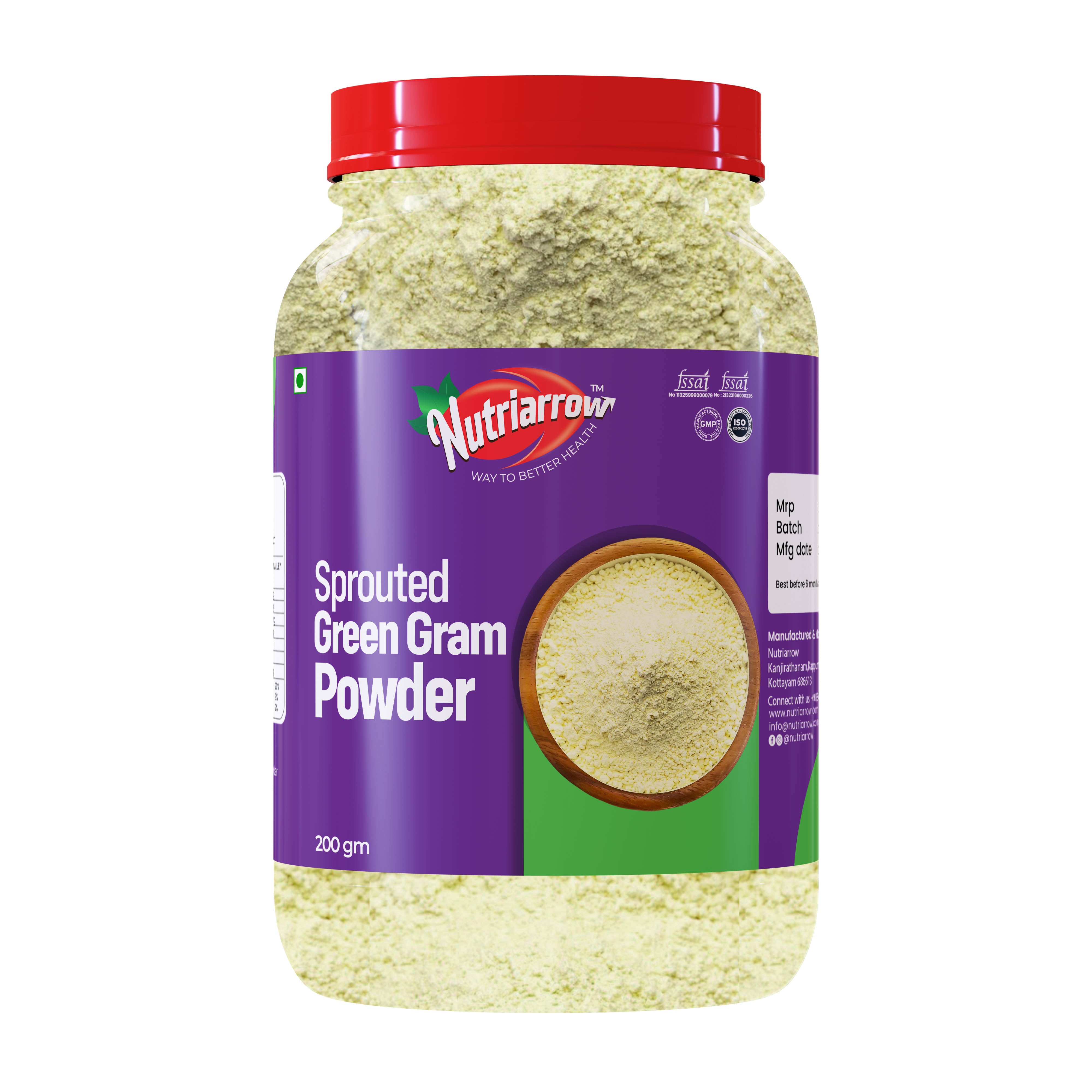 Buy Sprouted Green Gram Powder Online | Premium Kerala Product – Nutriarrow
