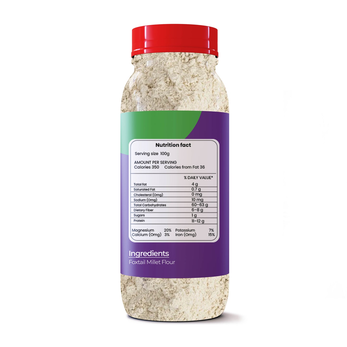 Foxtail Millet Flour - Unpolished Washed & Cleaned Premium Quality