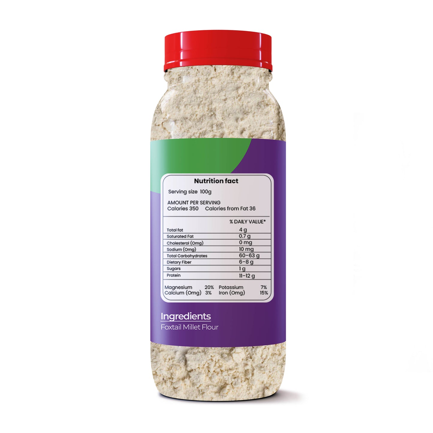 Foxtail Millet Flour - Unpolished Washed & Cleaned Premium Quality