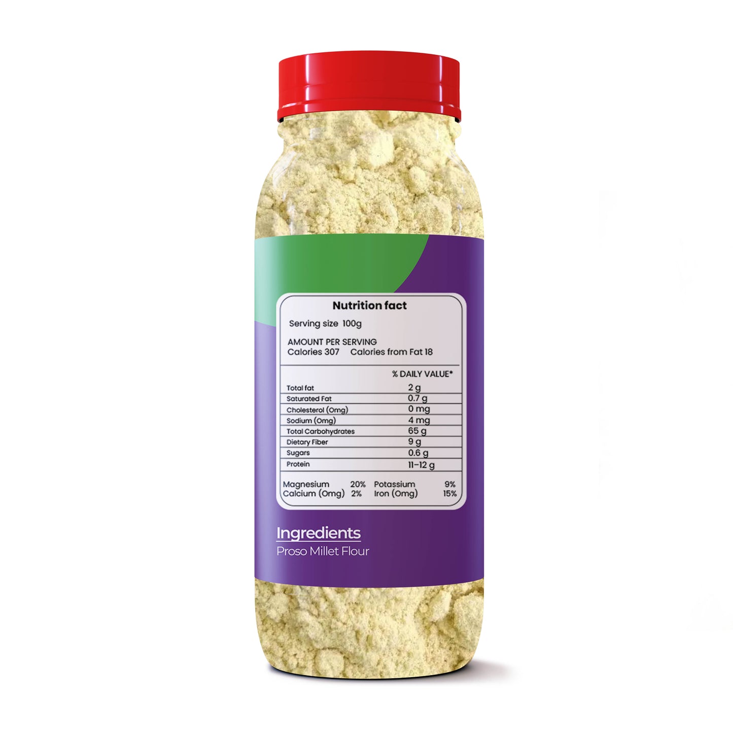 Proso  Millet Flour - Unpolished Washed & Cleaned Premium Quality