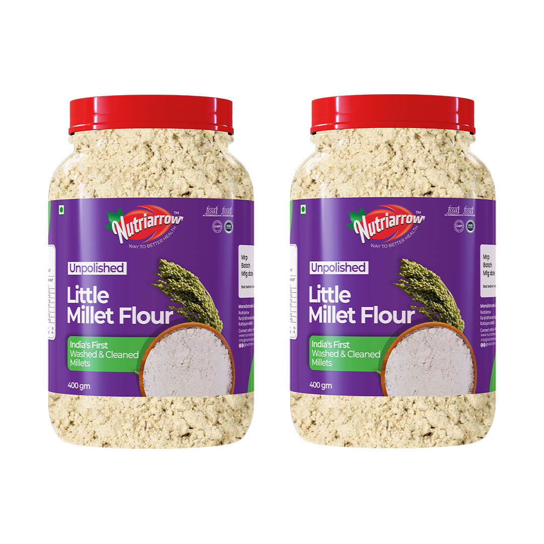 Little Millet Flour - Unpolished Washed & Cleaned Premium Quality