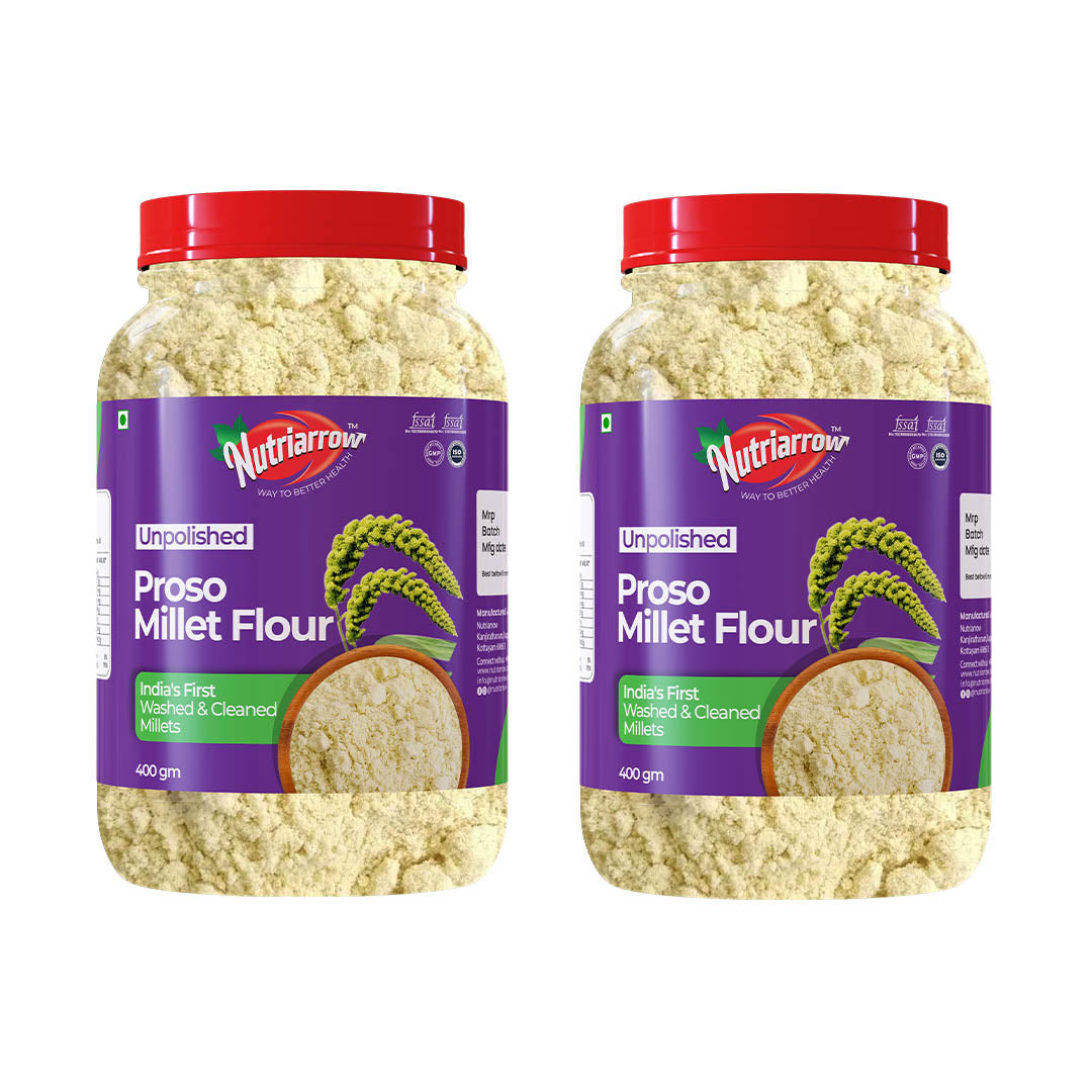 Proso  Millet Flour - Unpolished Washed & Cleaned Premium Quality