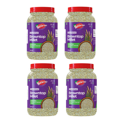 BrownTop Millet - Unpolished Washed & Cleaned Premium Quality