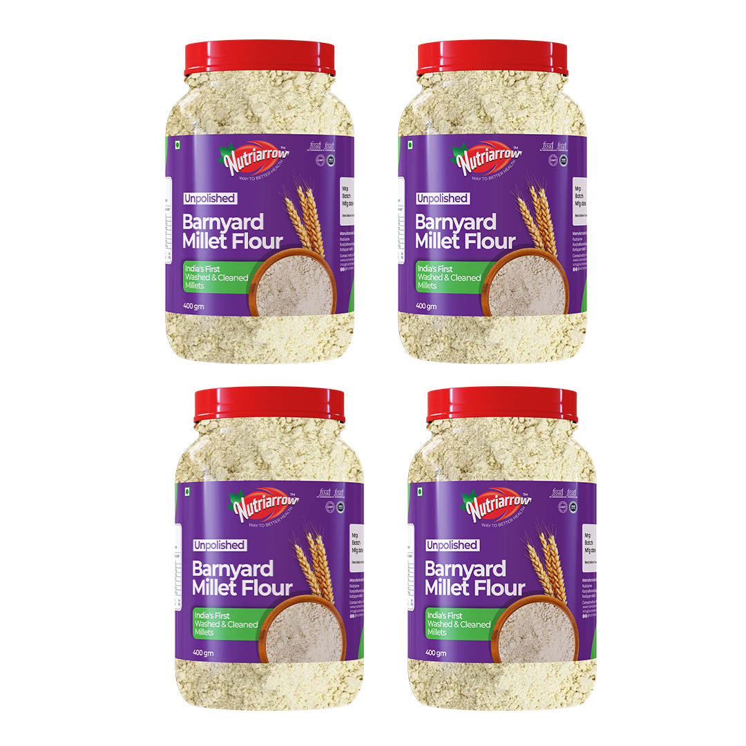 Barnyard Millet Flour - Unpolished Washed & Cleaned Premium Quality
