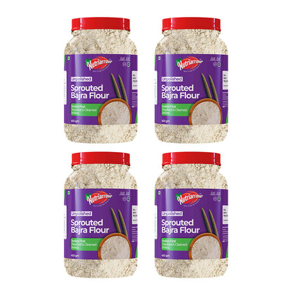 Sprouted Bajra Flour  - Unpolished Washed & Cleaned Premium Quality