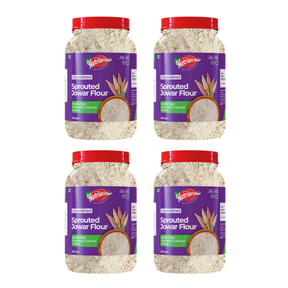 Sprouted Jowar Flour - Unpolished Washed & Cleaned Premium Quality