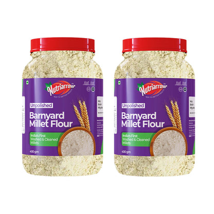 Barnyard Millet Flour - Unpolished Washed & Cleaned Premium Quality