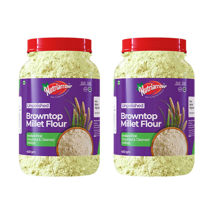 Browntop Millet Flour - Unpolished Washed & Cleaned Premium Quality